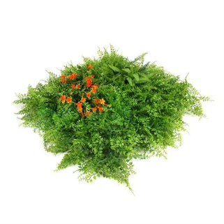 ইউভি সুরক্ষিত কৃত্রিম উল্লম্ব বহুমুখী বক্সউড গ্রাস প্যানেল