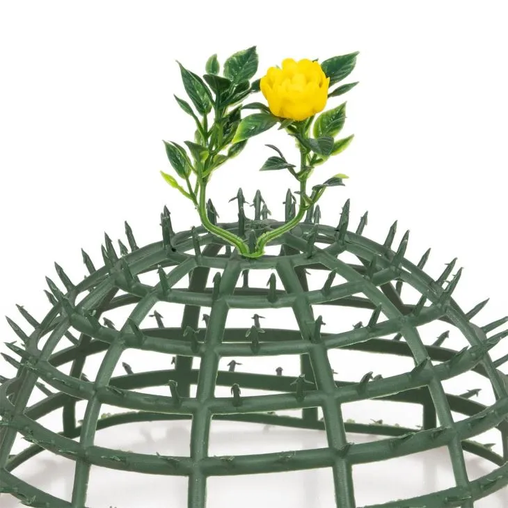 Yellow Plastic Grass Ball Topiary Boxwood Grass Ball